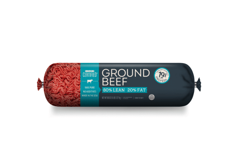 Our Certified 5LB 80/20 Ground Beef Chub