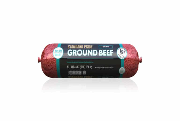 3 lb. 80% Standard Pride Ground Beef Chub